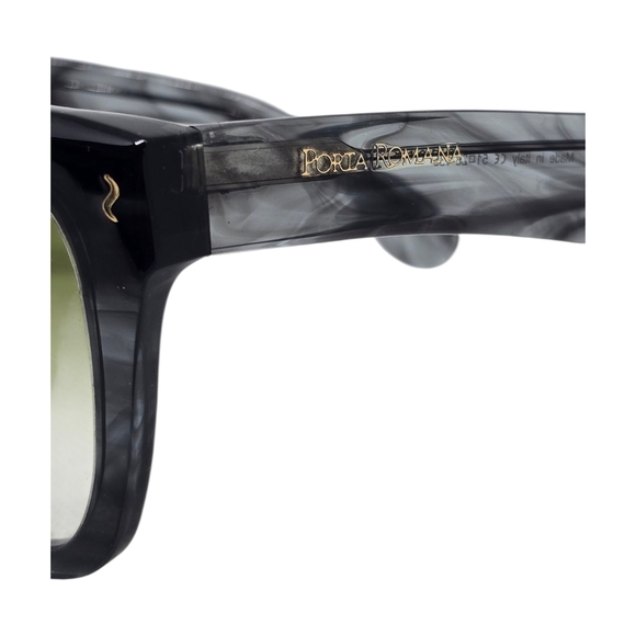 Black and Gold Eyewear Frame